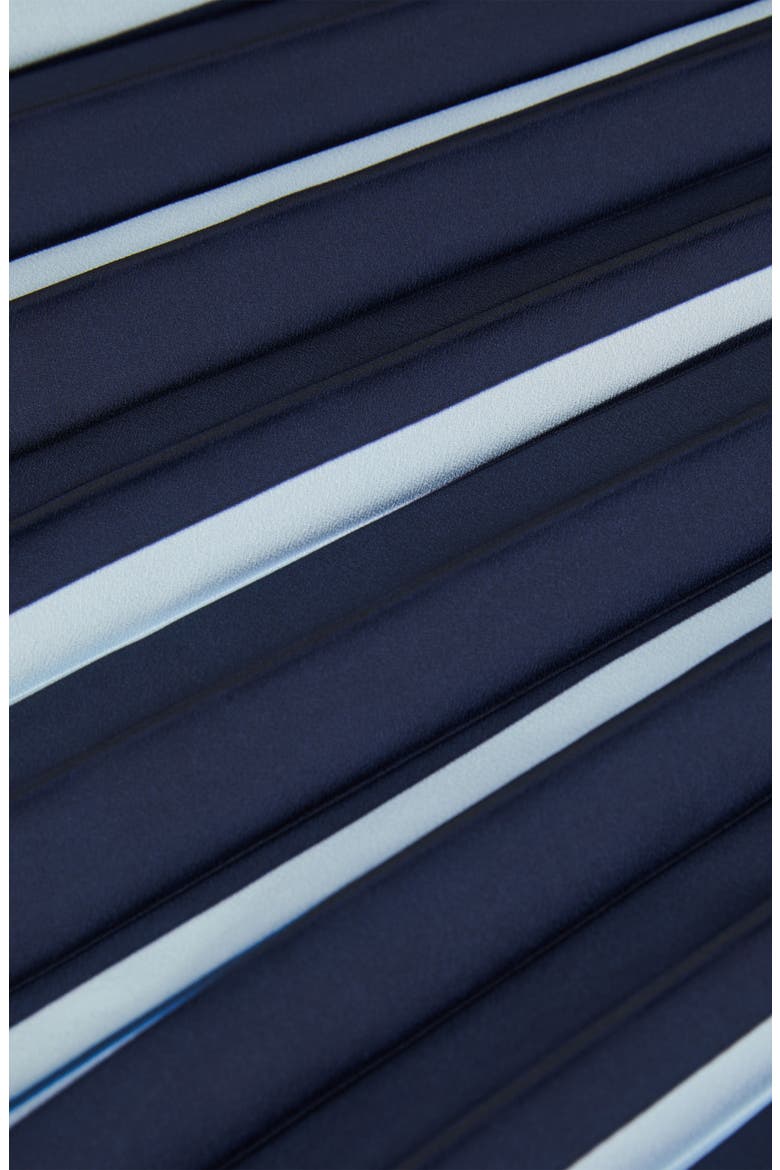 Serena Pleated Skirt, Alternate, color, NAVY/ PALE BLUE
