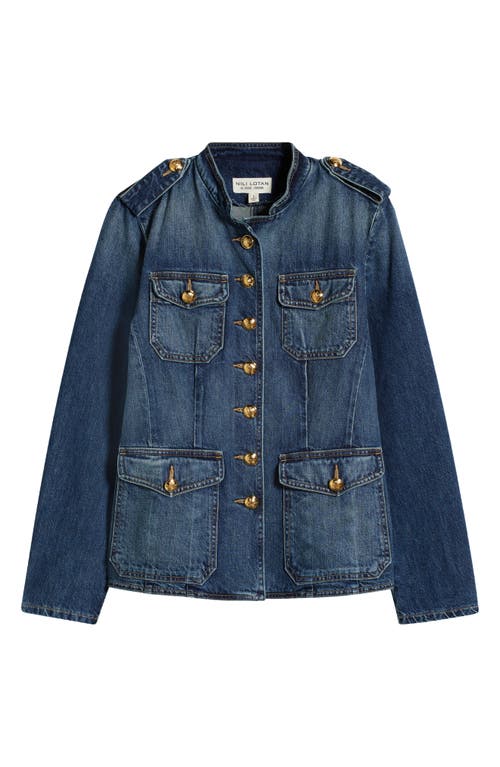 Nili Lotan Geraldine Denim Jacket In Simon Wash