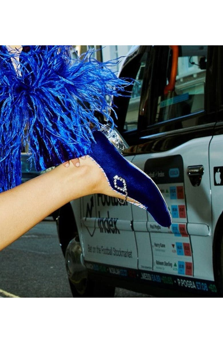 AIMEE ANN LOU Iris Slip-on Oxford in Velvet, Alternate, color,