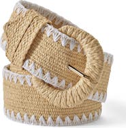 Lands' End Stretch Raffia Belt