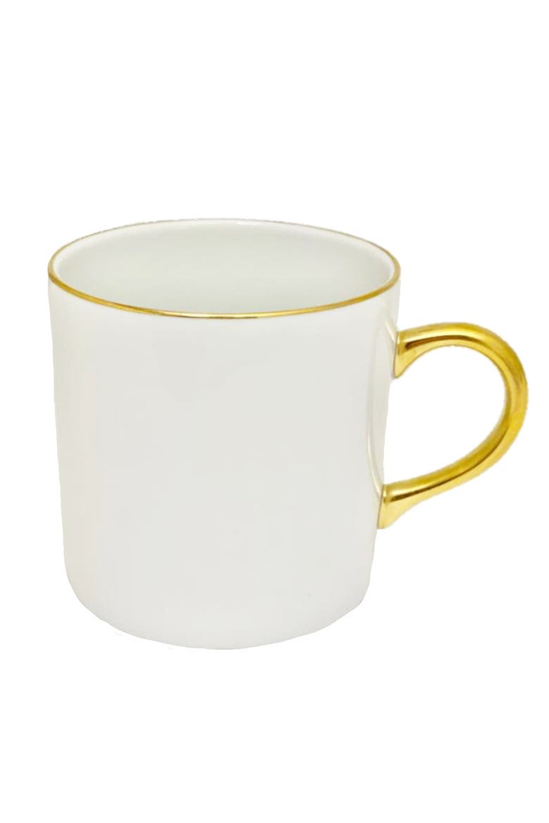 Antique White Gold Mug, Main, color, WHITE/GOLD