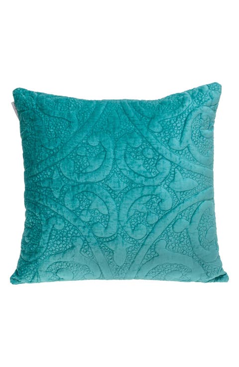 Tufted Velvet Square Throw Pillow