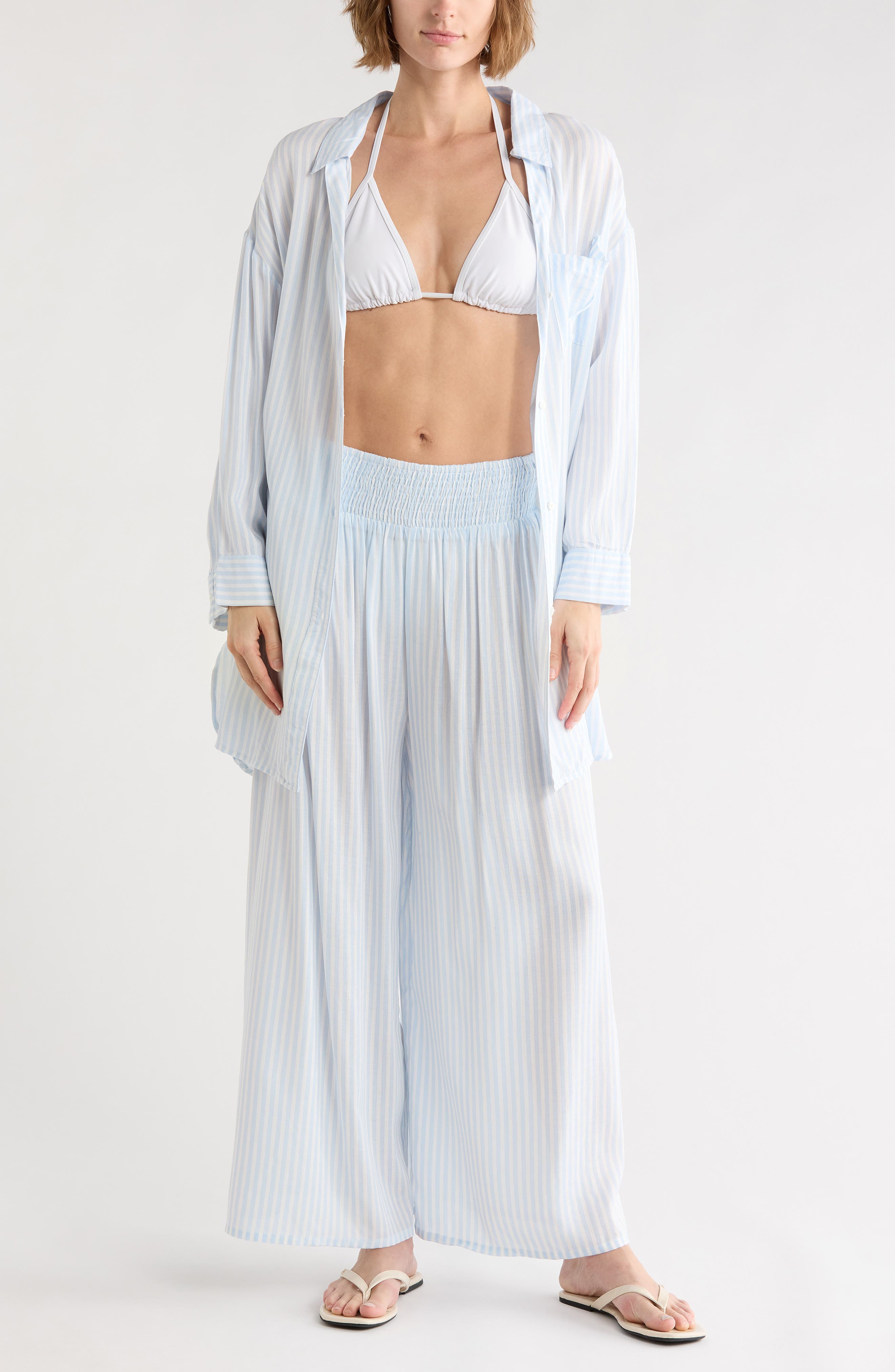 Printed Flowy Pants - image 5
