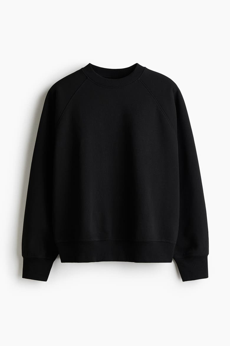 Oversized Sweatshirt, Alternate, color, Black