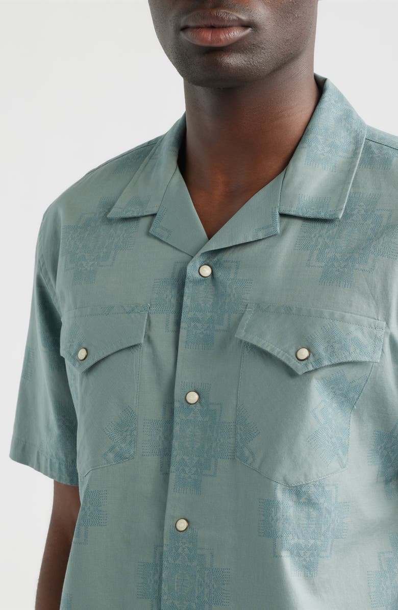 Pendleton Short Sleeve Snap-Up Western Shirt, Alternate, color, 