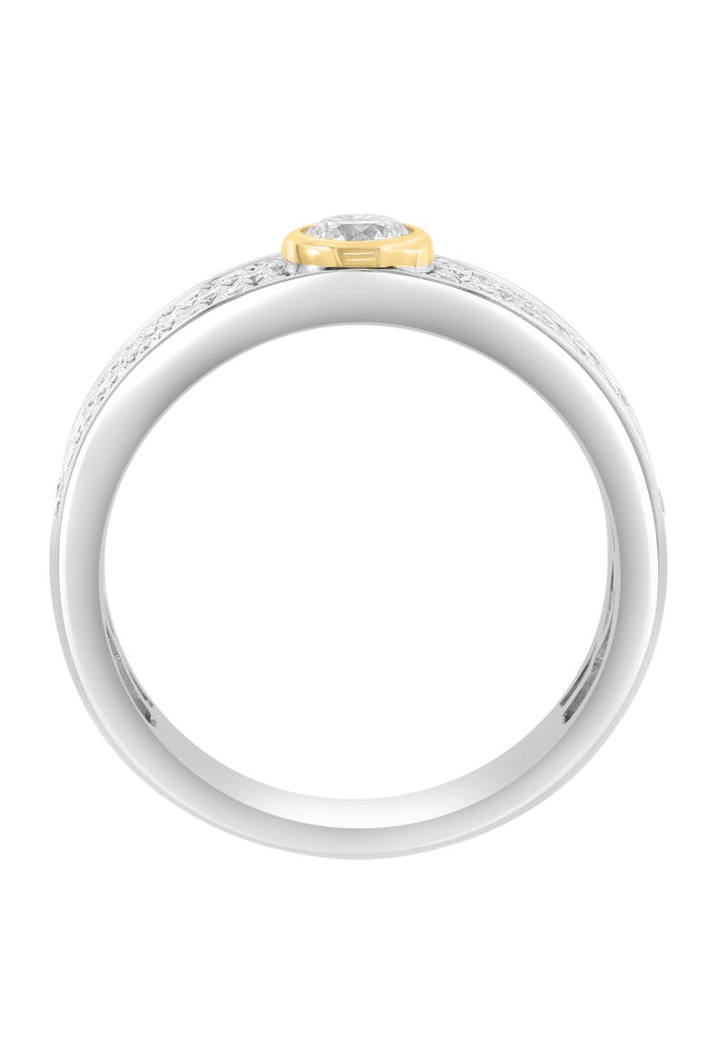 Sterling Silver Lab Grown Diamond Band Ring, Alternate, color, SILVER