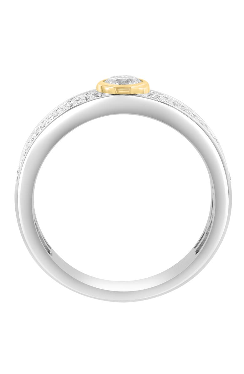 EFFY Sterling Silver Lab Grown Diamond Band Ring, Alternate, color, Silver