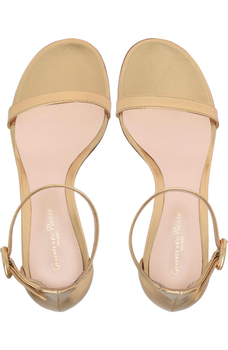 Gianvito Rossi Gaeta 45 Sandals, Alternate, color, Gold