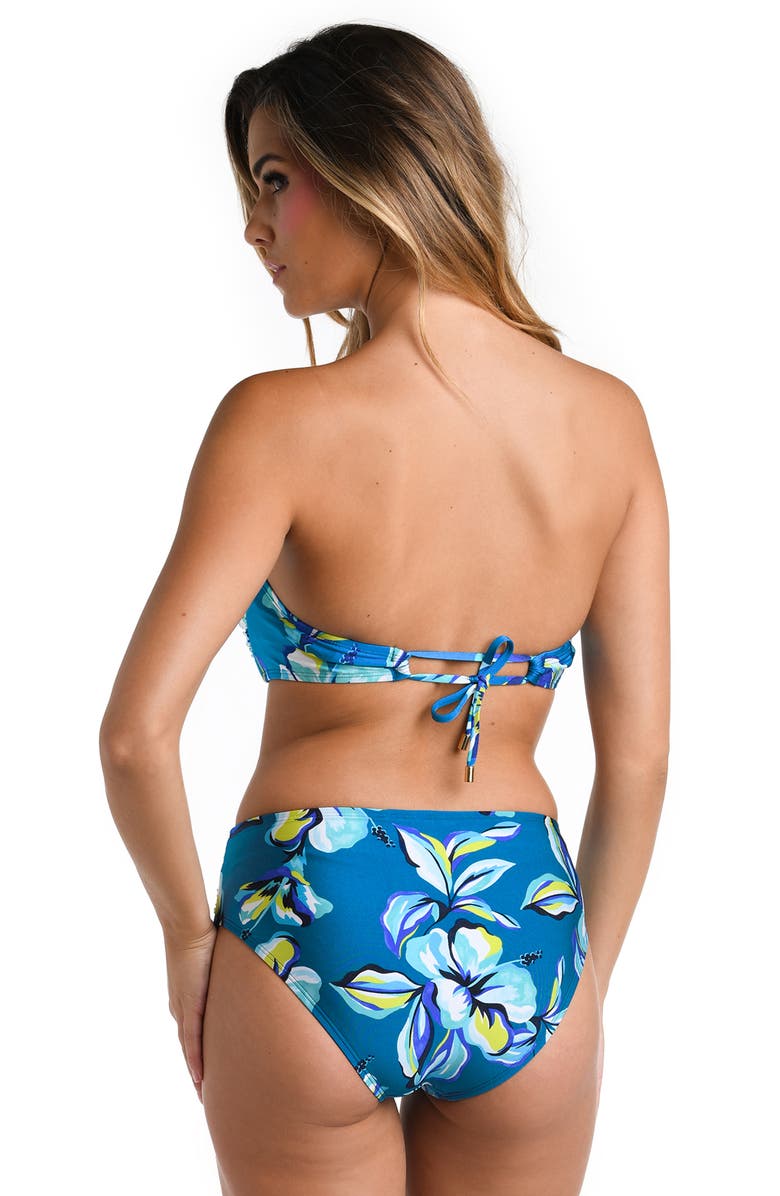 La Blanca Island Bandeau Bikini Top, Alternate, color,