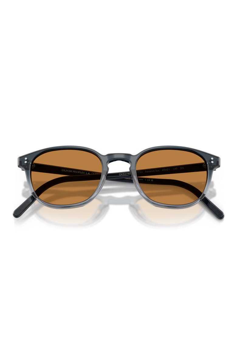 49mm Fairmont Phantos Sunglasses, Alternate, color, TWILIGHT GRADIENT / COGNAC
