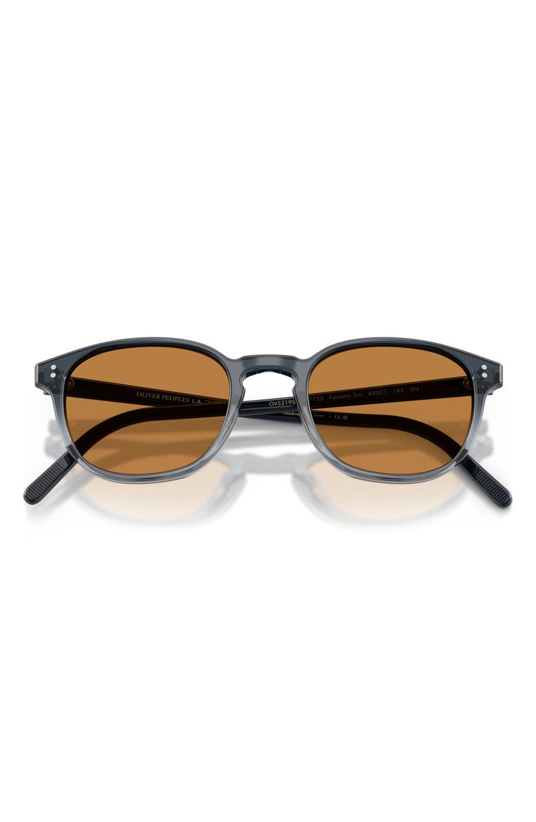 Oliver Peoples 49mm Fairmont Phantos Sunglasses, Alternate, color, Twilight Gradient / Cognac