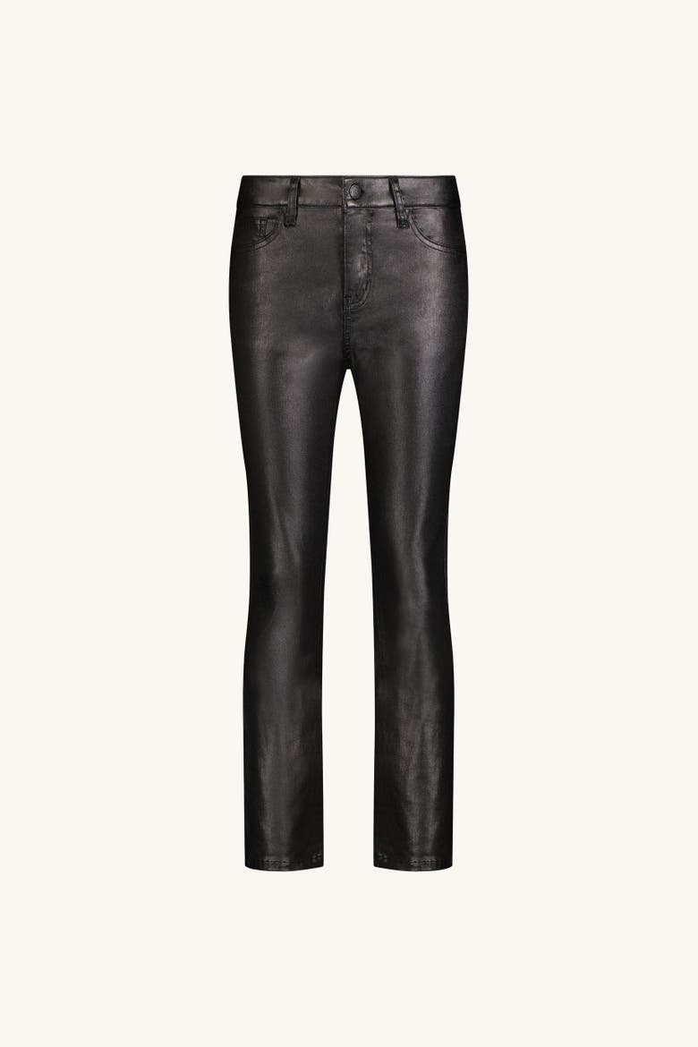 Elaine Coated Skinny Jeans, Alternate, color, Black