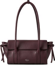 Mulberry Mini Soft Bayswater Grained Leather Satchel