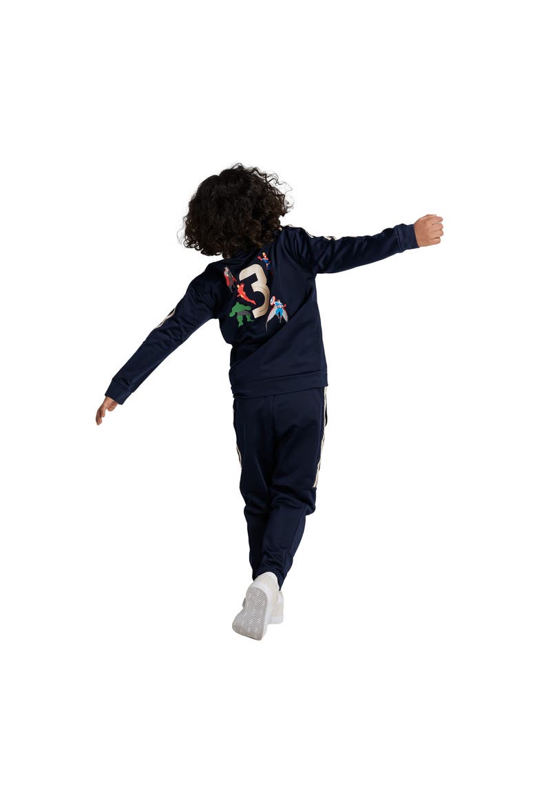 x Marvel's Avengers Kids' Tiro Suit Up Track Jacket & Pants Set, Alternate, color, INK/ WONDER GOLD METALLIC