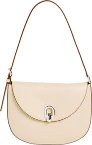 SAVETTE Small Tondo Leather Hobo Bag
