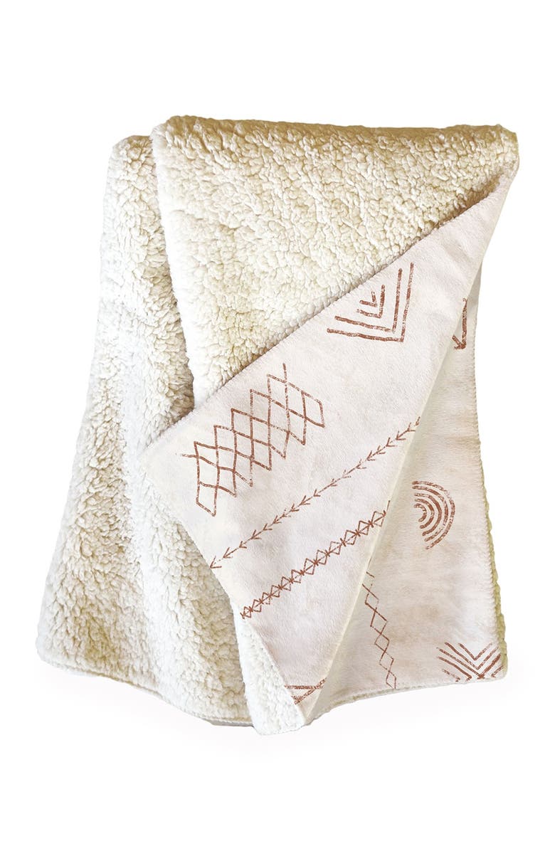 Deny Designs Dash and Ash Blank Slate Fleece Throw Blanket - 60" x 50", Alternate, color, 