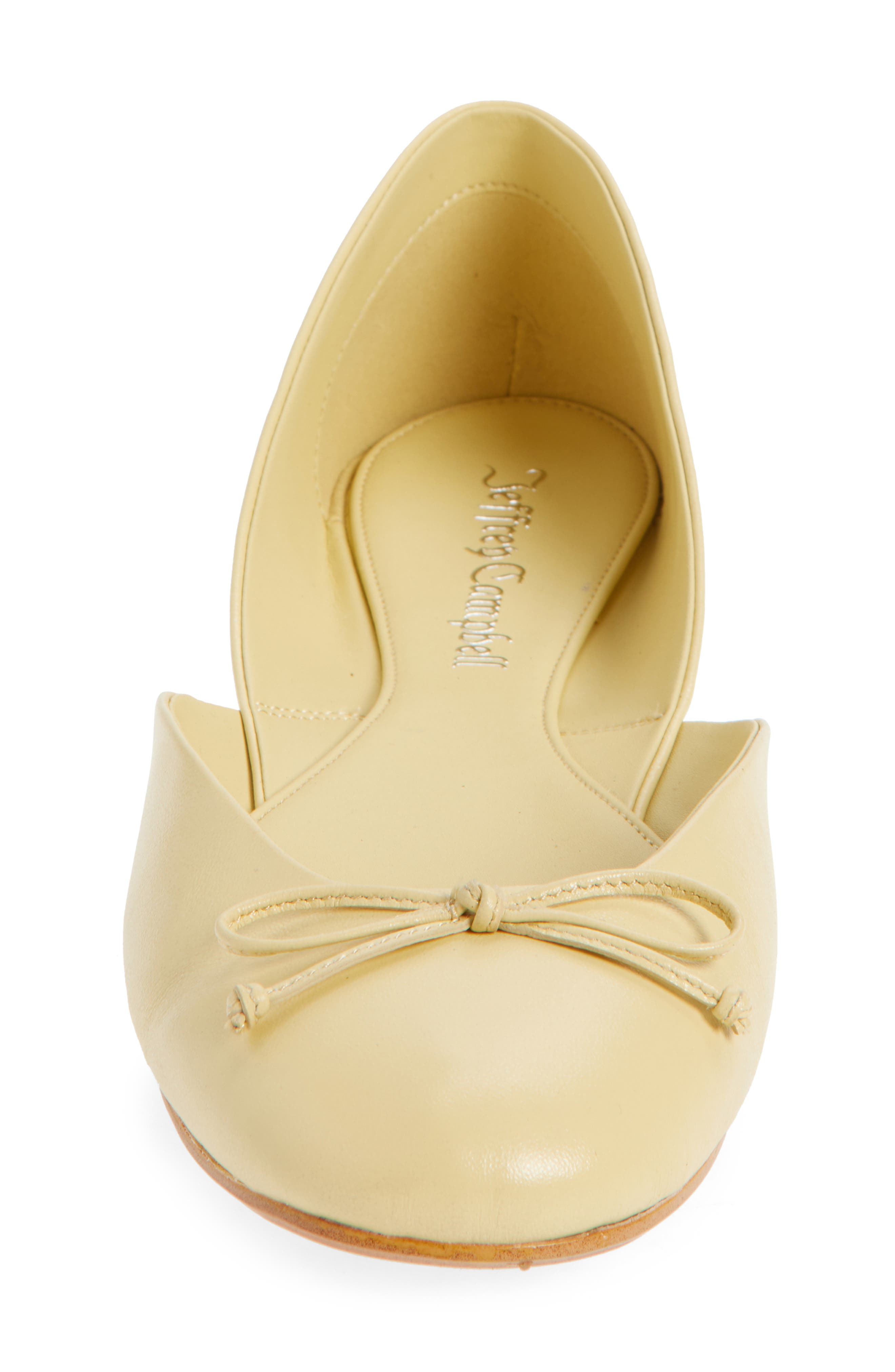 Perky d'Orsay Ballet Flat, Alternate, color, BUTTER