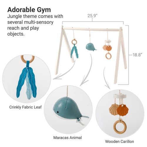 Little Big Friends Wooden Activity Arch In Multi