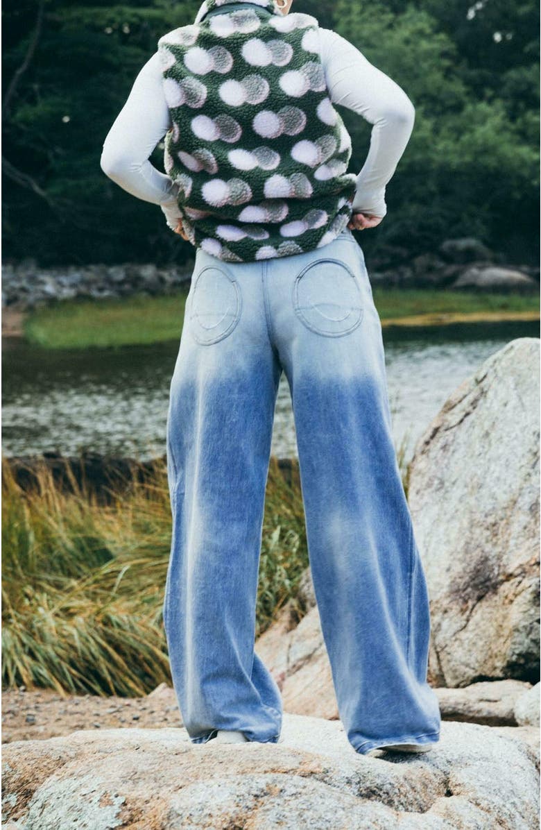 Samii Ryan | Smiley Denim Pants , Blue , Small , 2, Alternate, color, Blue