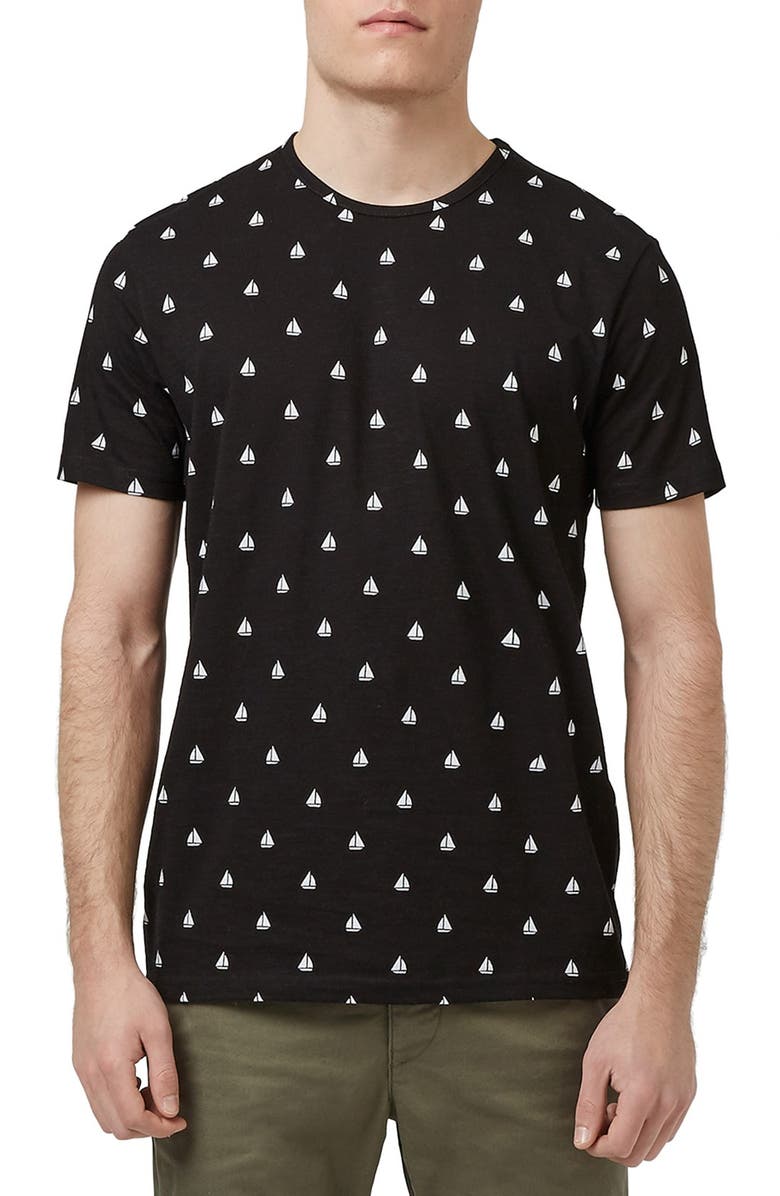 Topman Boat Grid T-Shirt | Nordstromrack