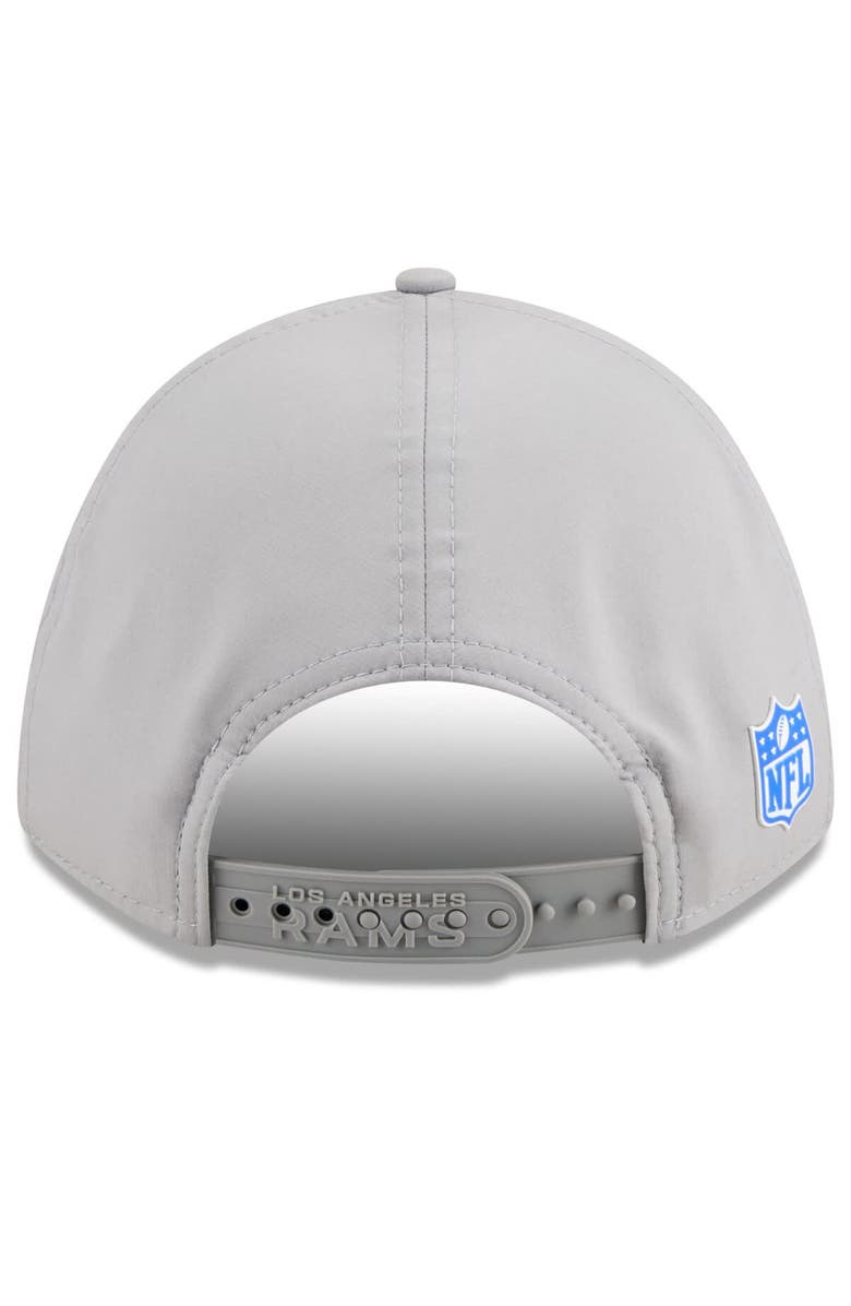 New Era Men's New Era Gray Los Angeles Rams 2025 Sideline M-Crown 9FORTY Adjustable Hat, Alternate, color, Gray