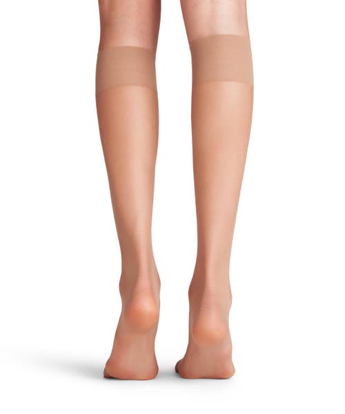 Falke Shelina 12 Denier Ultra Sheer Knee High Socks In Neutral