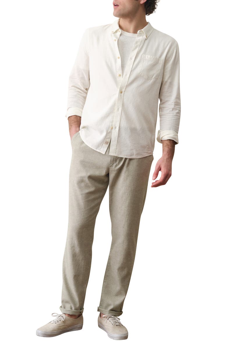 Saturday Slim Straight Leg Chinos, Alternate, color, OLIVE