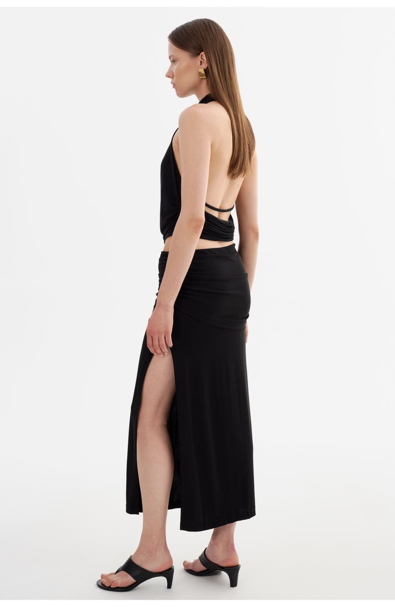 LAMARQUE Lilou | Midi Knit Skirt, Alternate, color, Black