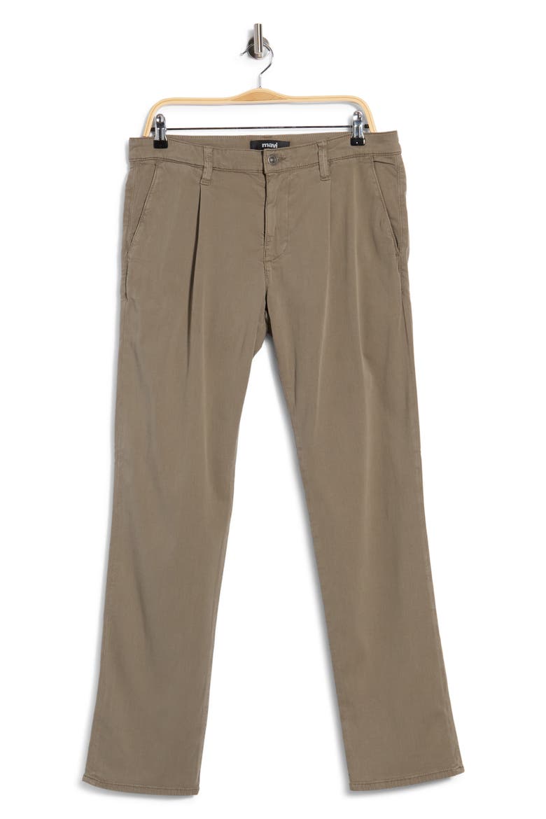 Will Pleated Slim Fit Pants, Main, color, PINE CITY
