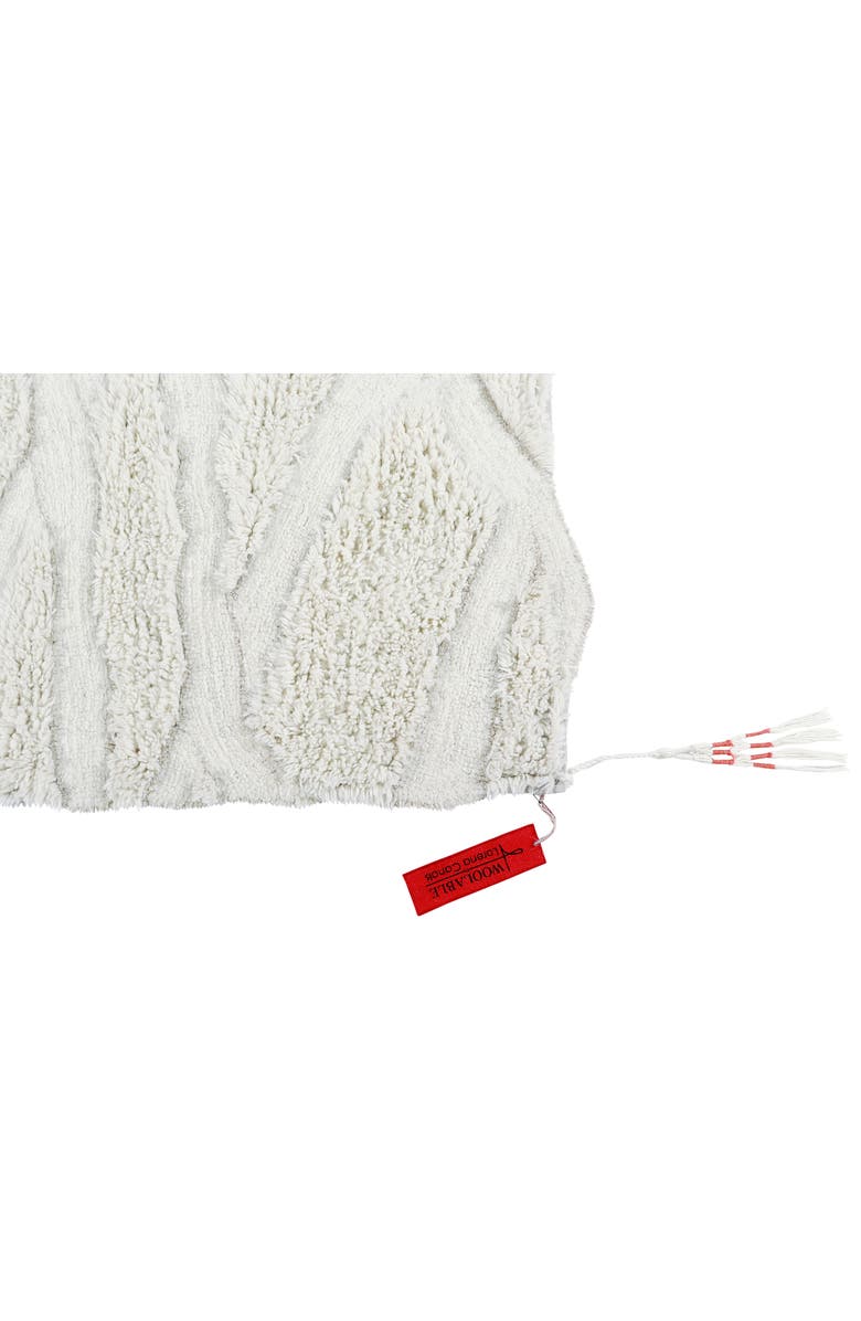 Lorena Canals Woolable Enkang Ivory Washable Wool Rug, Alternate, color, Ivory Xl