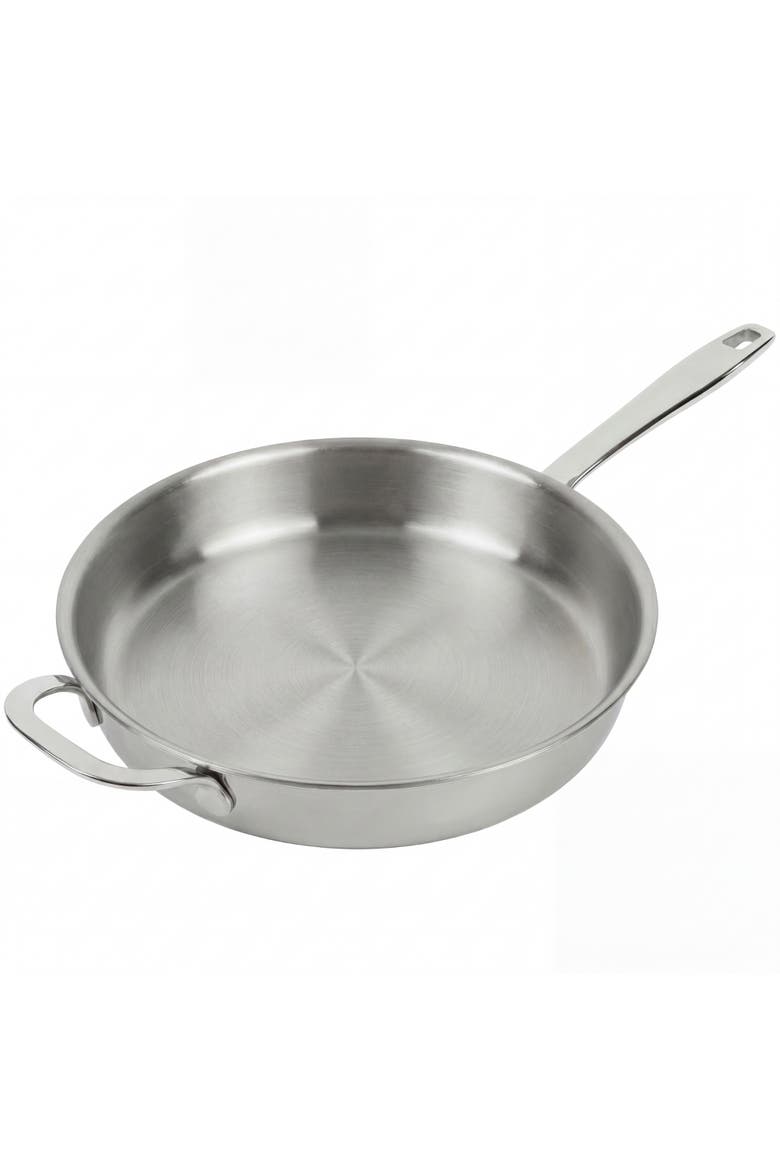 Maestro Professional 5-Ply Stainless Steel Frying Pan, Main, color, 11 inch