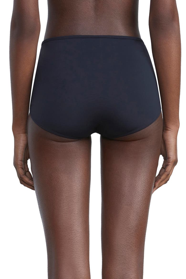 L148 High Waist Bikini Bottoms, Alternate, color, BLACK