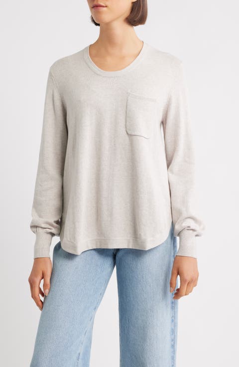 Oatmeal Cotton & Cashmere Sweater