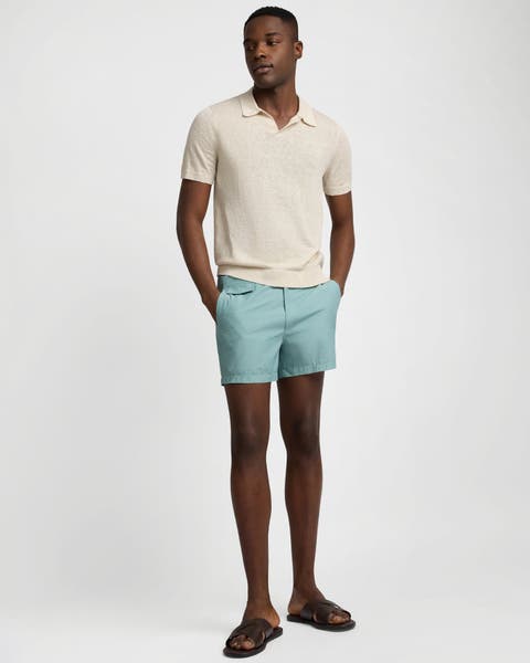 Linen Johnny Collar Polo