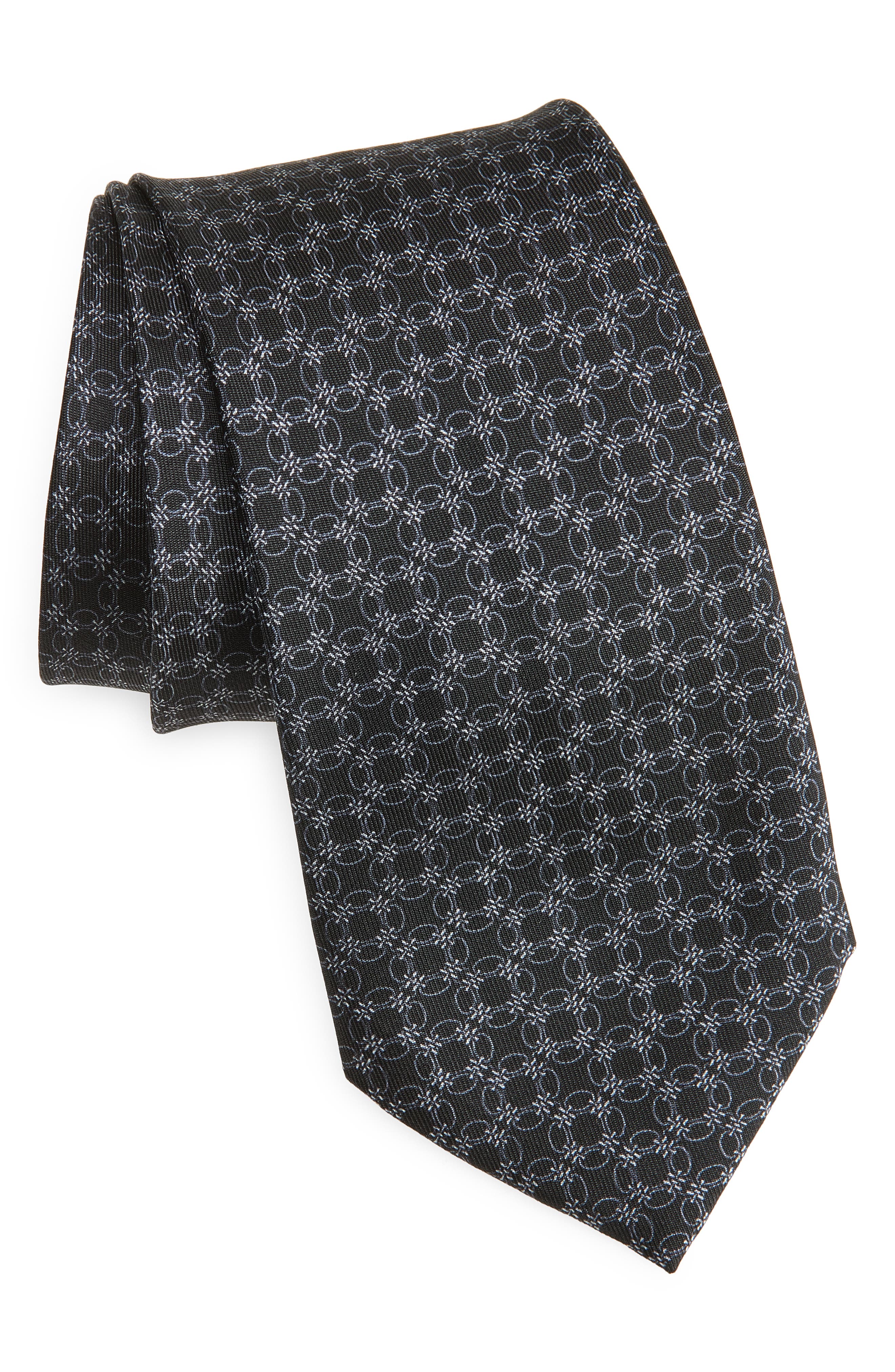 Geometric Silk Tie