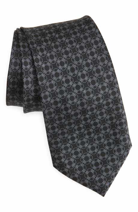 Geometric Silk Tie