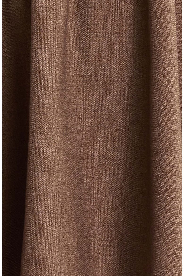 Buckle Miniskirt, Alternate, color, DARK BROWN