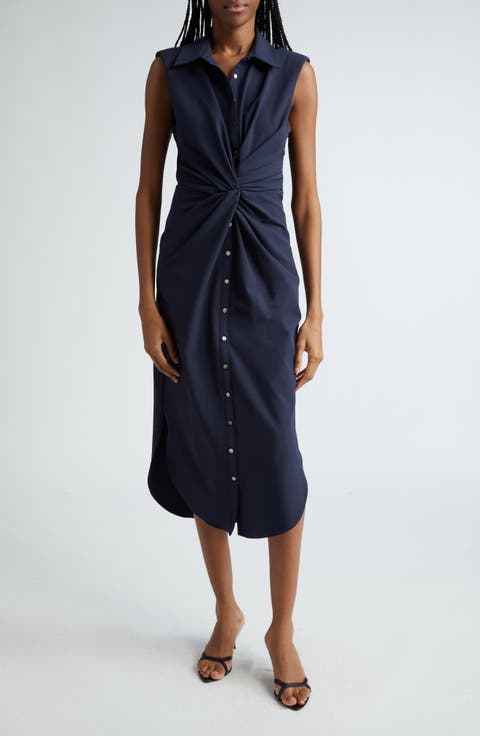 Catalina Sleeveless Midi Shirtdress