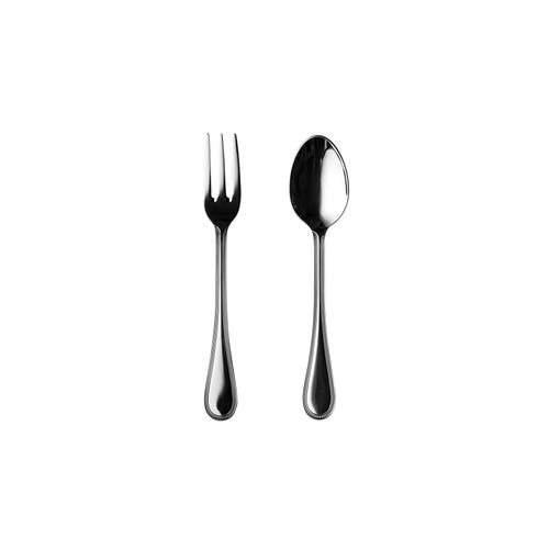 Mepra Perla Serving Set In Silver