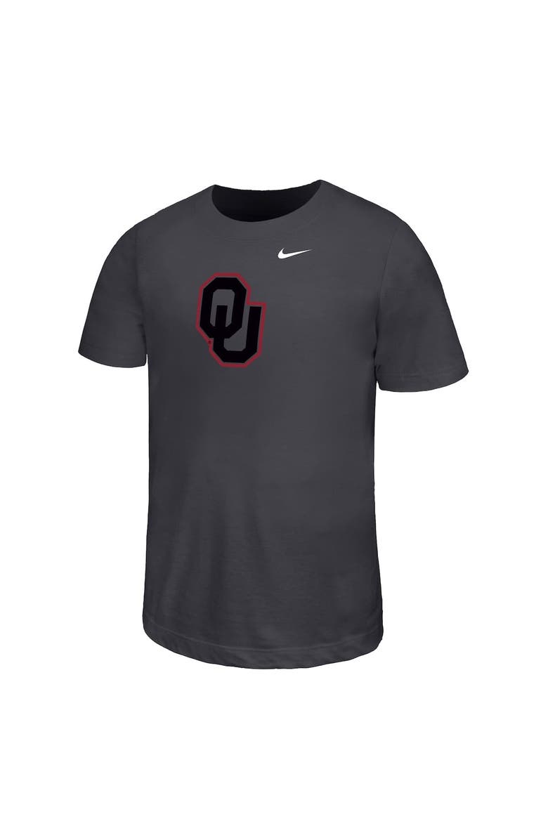 Nike Youth Nike Charcoal Oklahoma Sooners Legend Color Pop Performance T-Shirt, Alternate, color, Charcoal