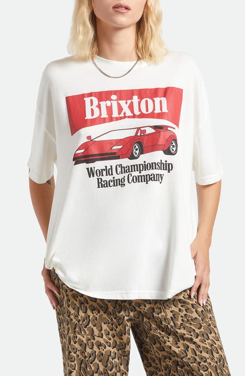 World Champion Oversize Cotton Graphic T-Shirt