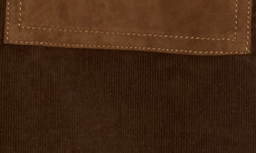 Twp Cowboy Take Me Away Micro Cord Shirt In Brown