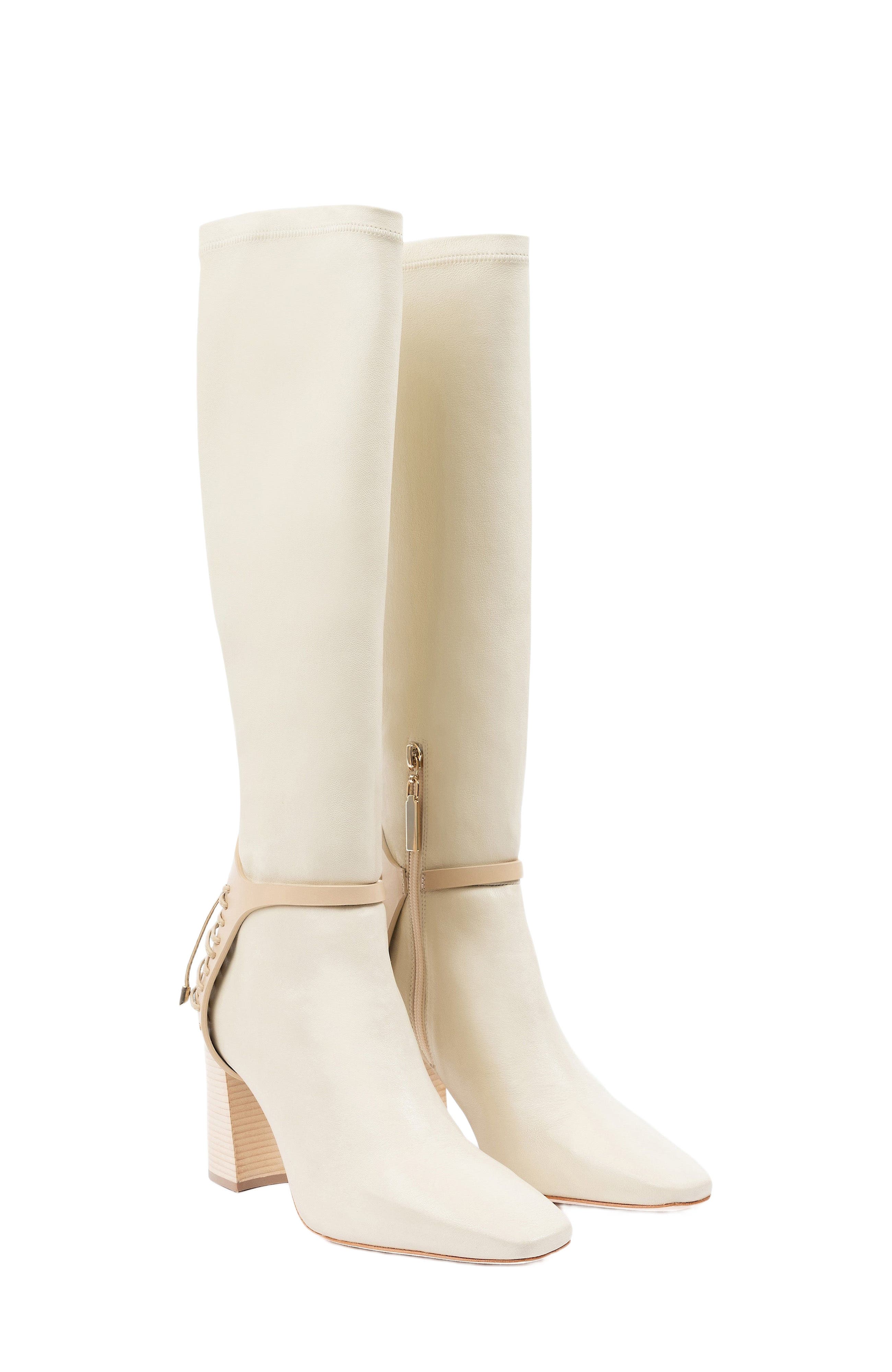 Daniella Shevel Nela Boot, Alternate, color, Ivory