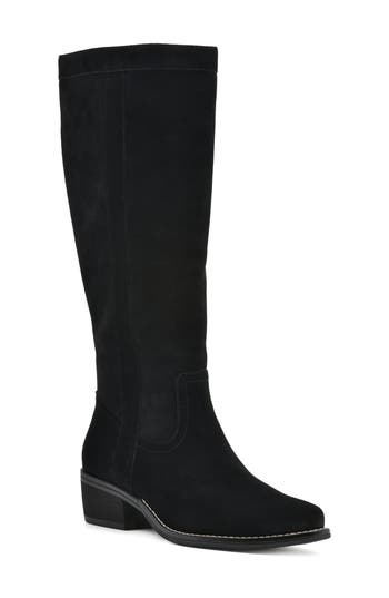 White Mountain Footwear Altitude Tall Boot In Black
