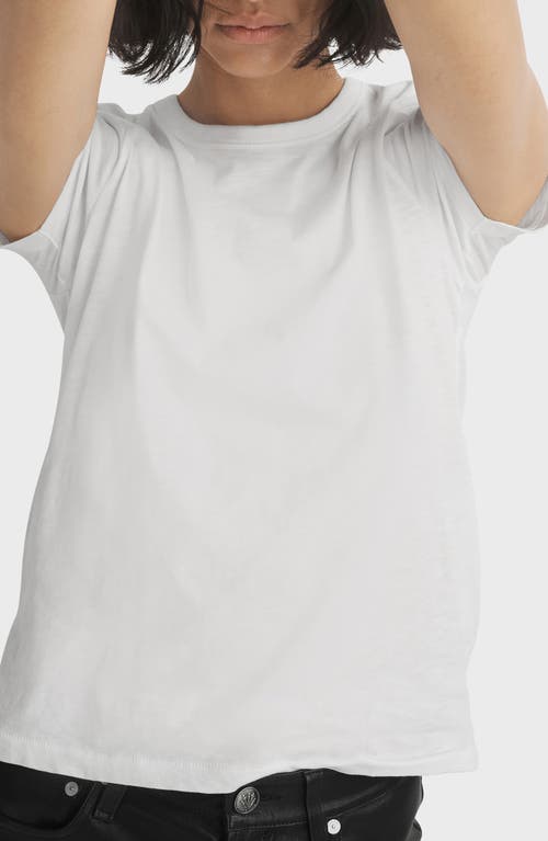 Rag & Bone The Slub Organic Pima Cotton T-shirt In White