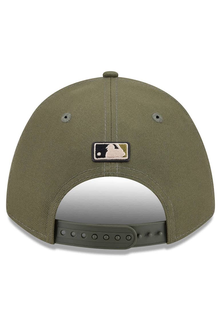 Youth New Era Olive Minnesota Twins 2026 Armed Forces Day 9FORTY M-Crown Adjustable Hat, Alternate, color, Olive