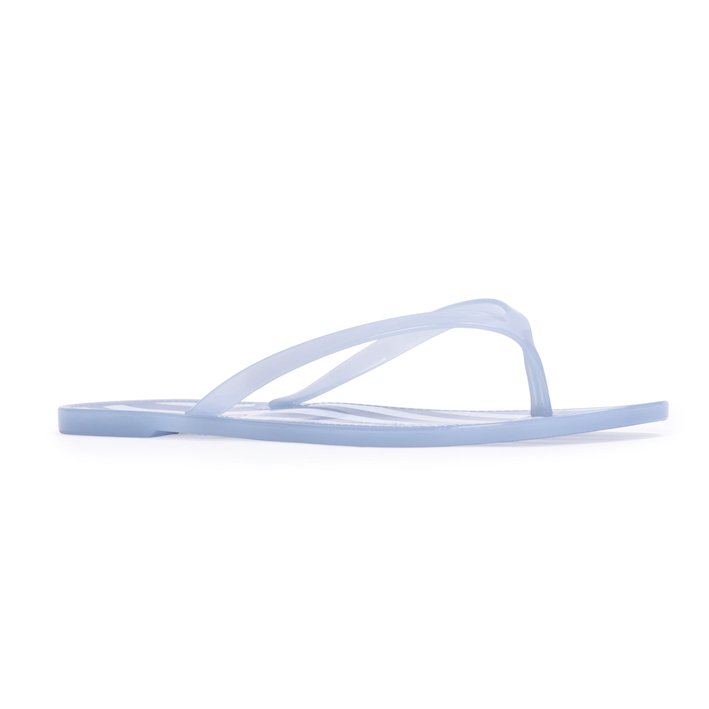 Crystal Stripe Flip Flop, Alternate, color, Blue Stripe PVC