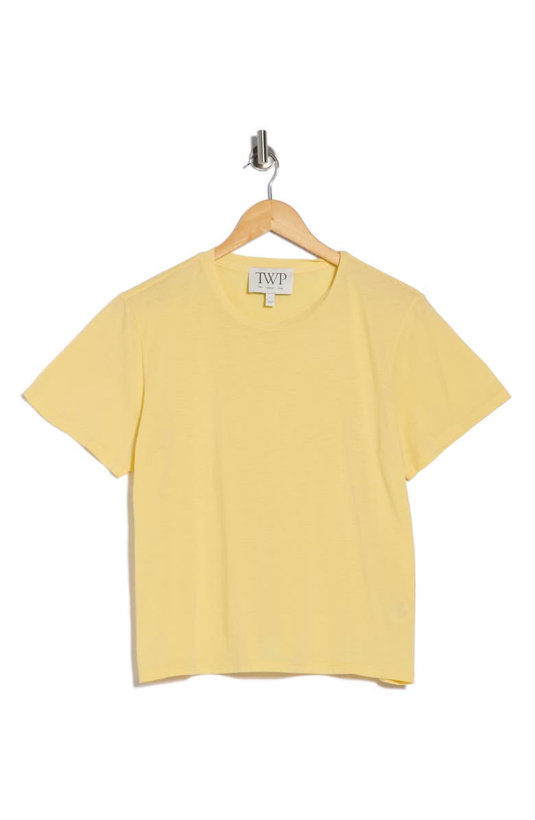 TWP His Cotton Blend T-Shirt, Main, color, Maize
