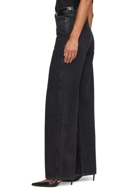 Dl1961 Kaylen High Waist Soft Curve Barrel Jeans In Black
