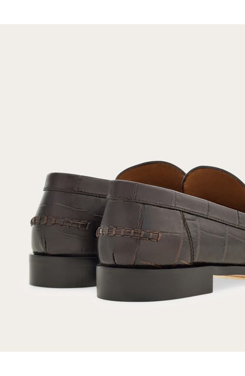 Ferragamo Harry Bit Loafer In Testa Di Moro